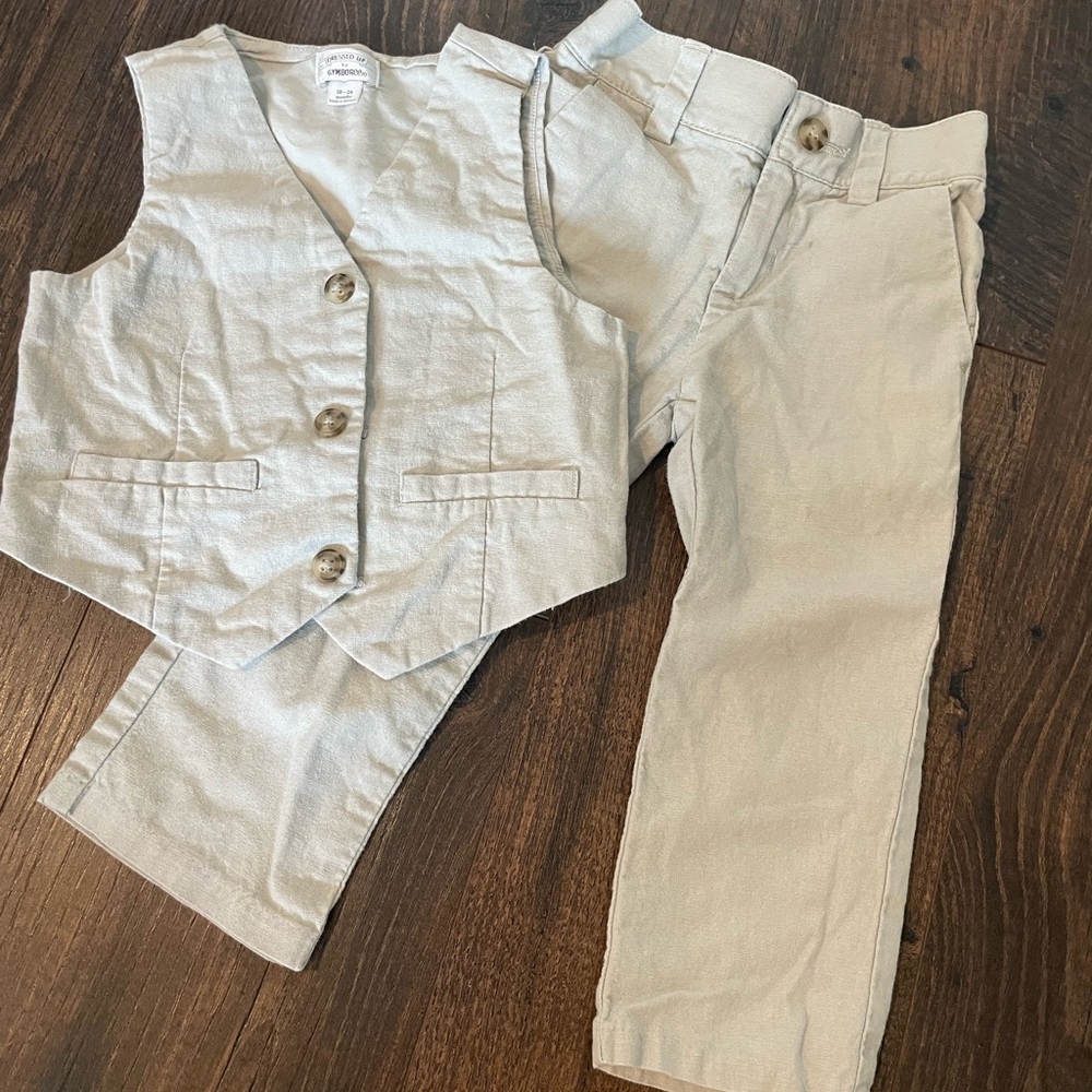 Linen suit set